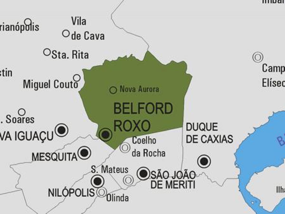 نقشہ کے Belford Roxo بلدیہ