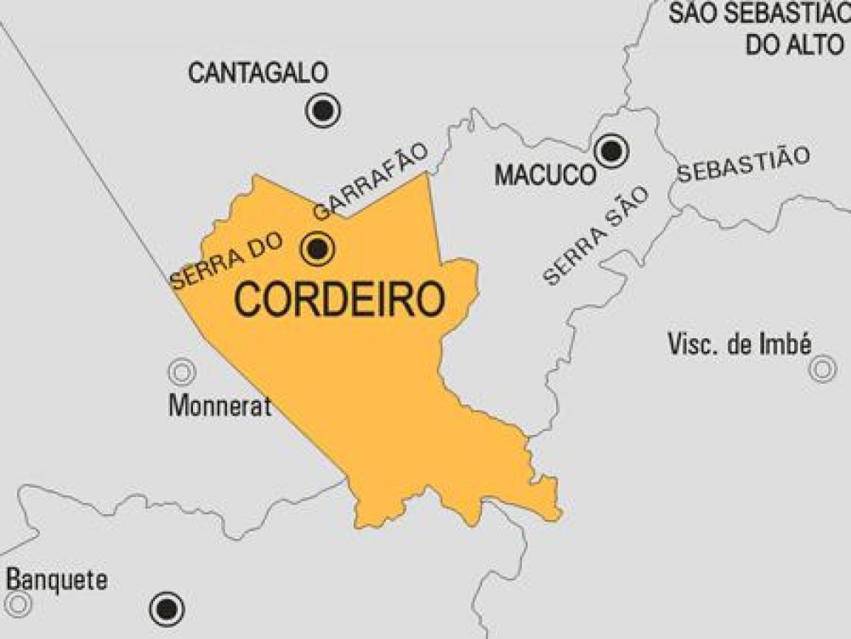 نقشہ کے Cordeiro بلدیہ