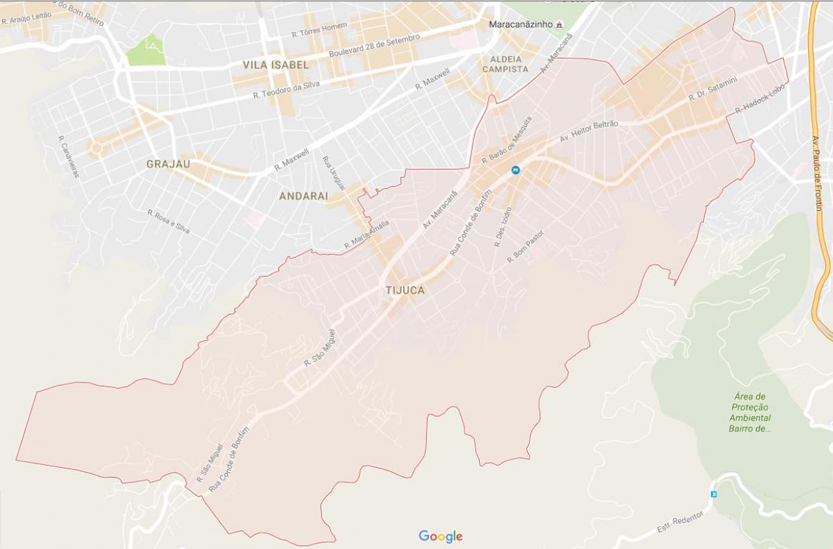 نقشہ کے Tijuca