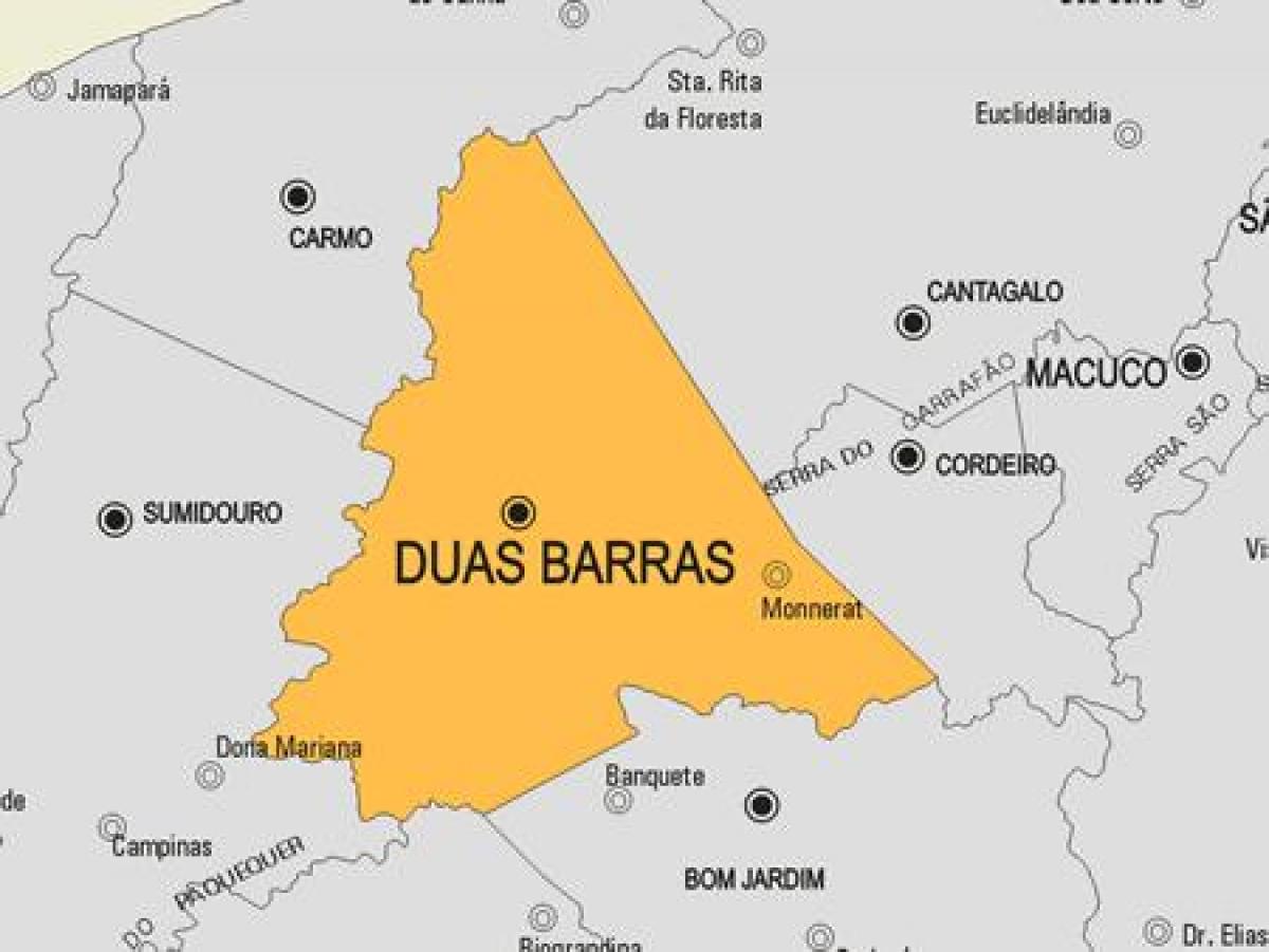 نقشہ کی دعاؤں Barras بلدیہ