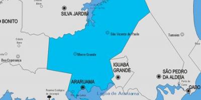نقشہ کے Araruama بلدیہ