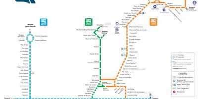 نقشہ کے BRT ریو ڈی جینرو