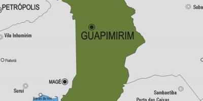 نقشہ کے Guapimirim بلدیہ