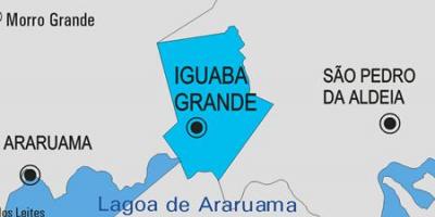 نقشہ کے Iguaba گرانڈے بلدیہ