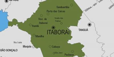 نقشہ کے Itaboraí بلدیہ