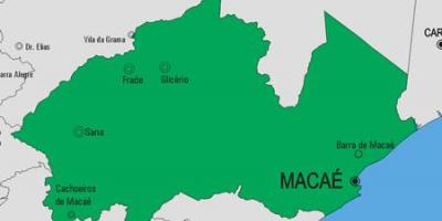 نقشہ کے Macaé بلدیہ