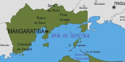 نقشہ کے Mangaratiba بلدیہ