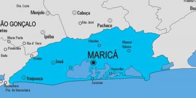 نقشہ کے Maricá بلدیہ