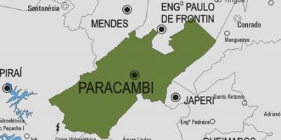 نقشہ کے Paracambi بلدیہ