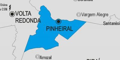 نقشہ کے Pinheiral بلدیہ