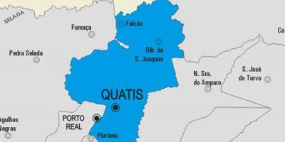 نقشہ کے Quatis بلدیہ