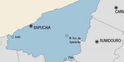 نقشہ کے Sapucaia بلدیہ