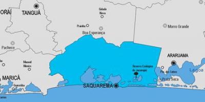 نقشہ کے Saquarema بلدیہ