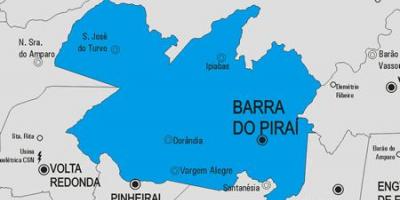 نقشہ کی بار ایسا Piraí بلدیہ