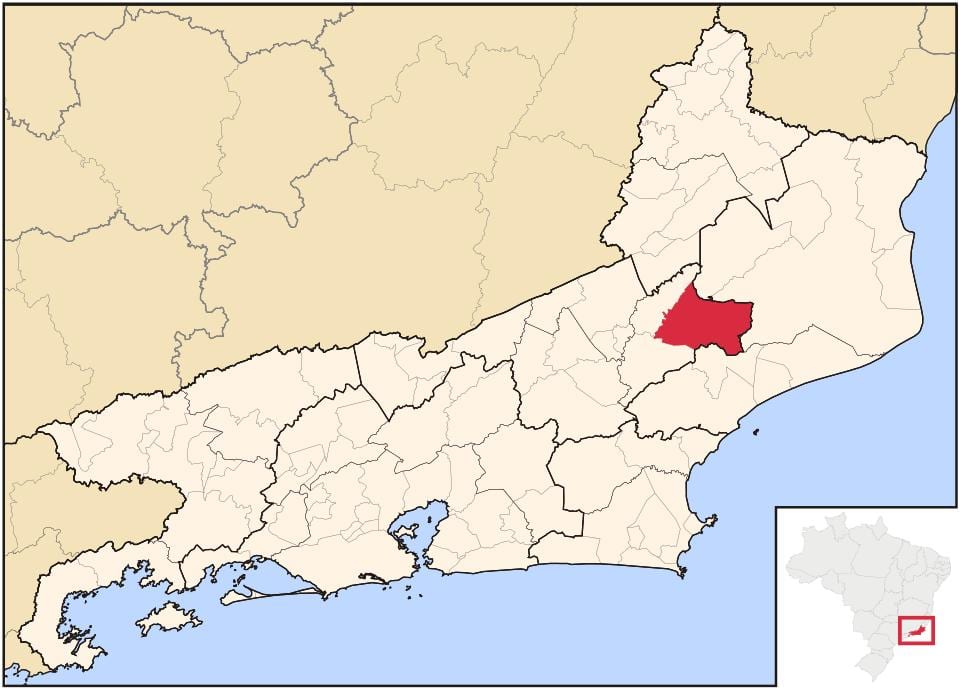 نقشہ سانتا ماریا کے Madalena