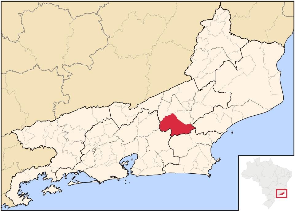 نقشہ کے نووا Friburgo