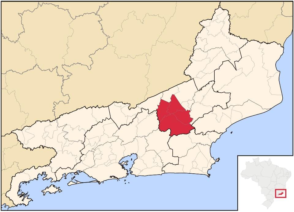 نقشہ کے نووا Friburgo