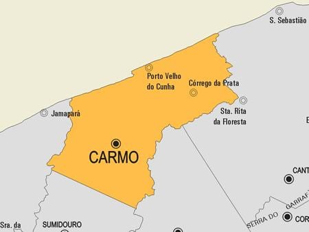 نقشہ کے Cardoso Moreira بلدیہ