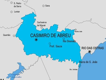 نقشہ کے Carmo بلدیہ