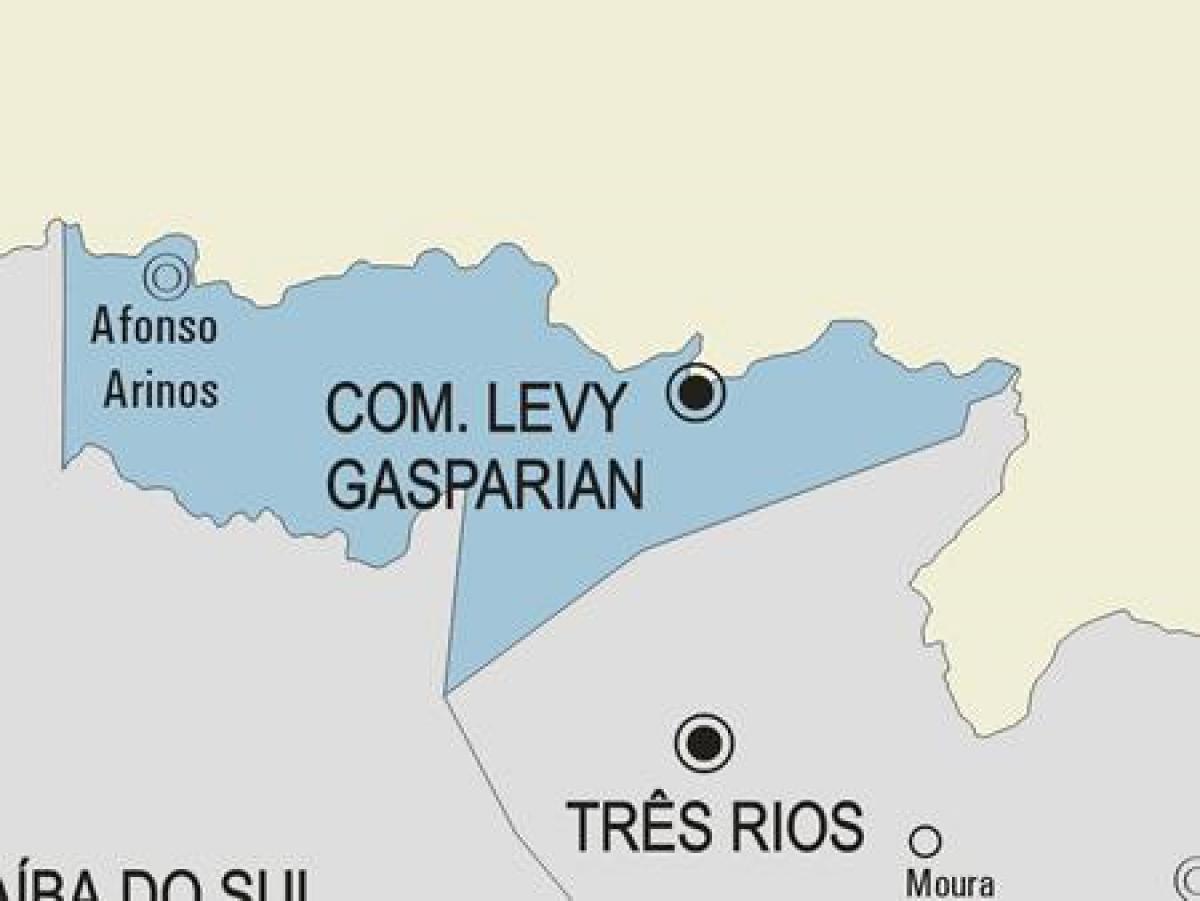 نقشہ کے Casimiro ڈی Abreu بلدیہ