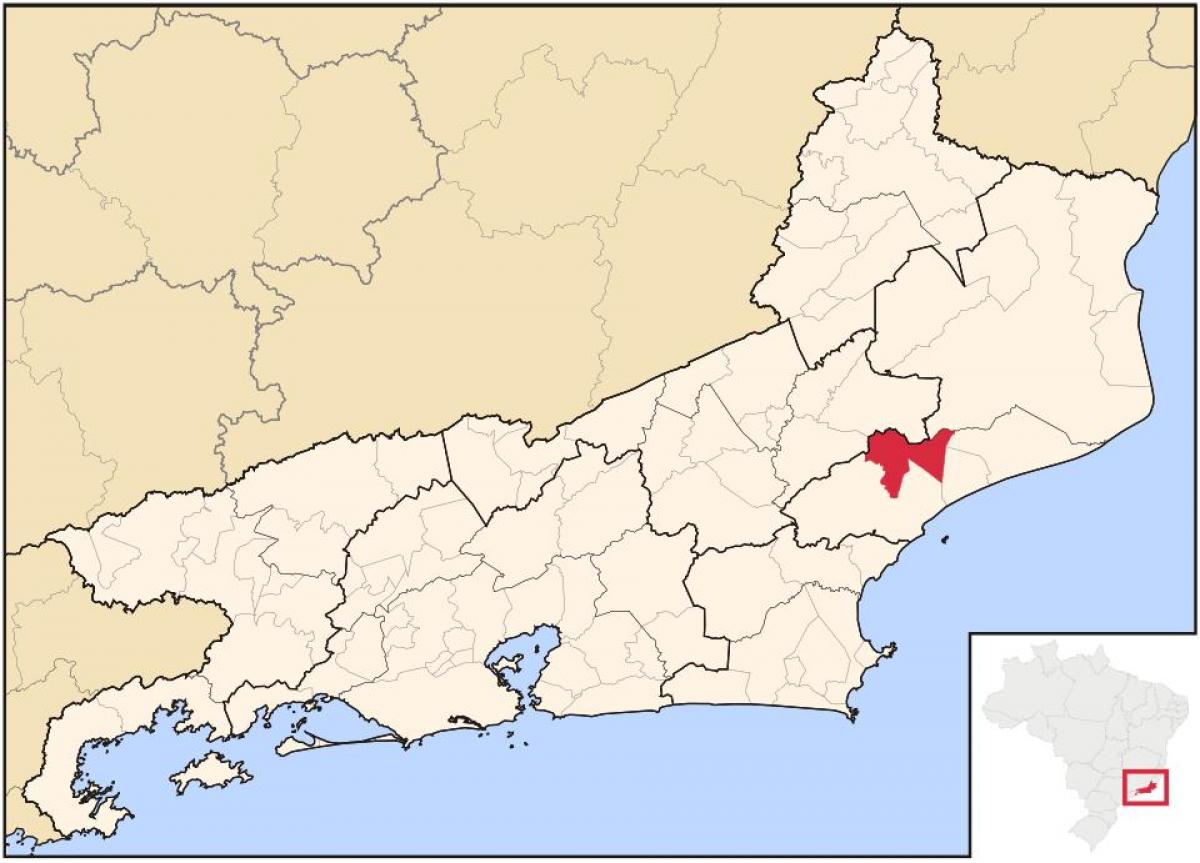 نقشہ کے Conceição ڈی Macabu