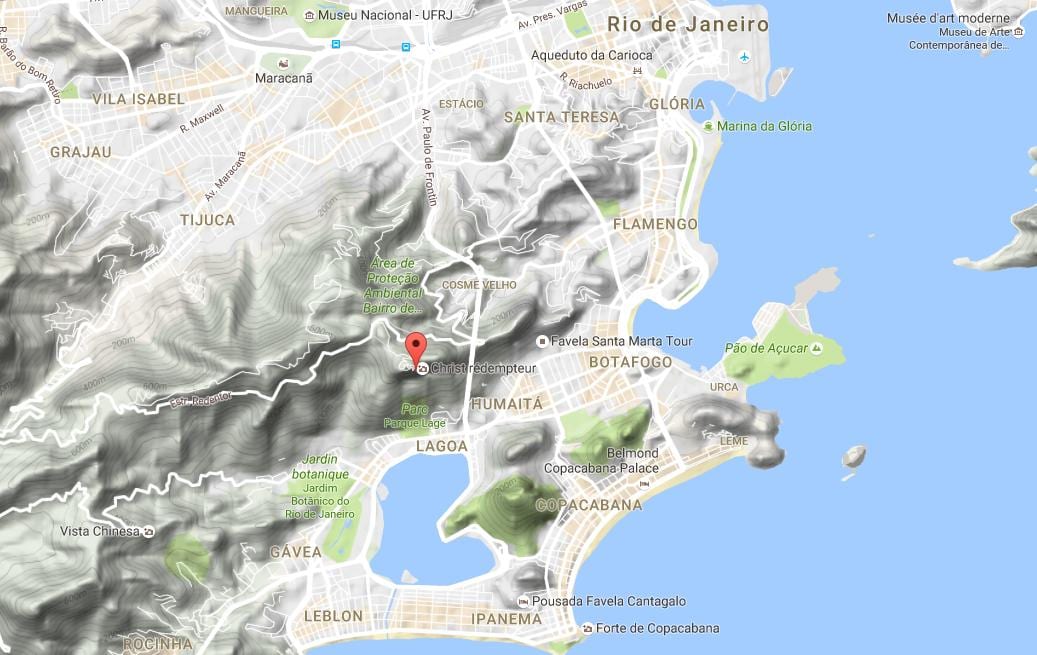 نقشہ کے Corcovado