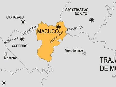 نقشہ کے Macuco بلدیہ