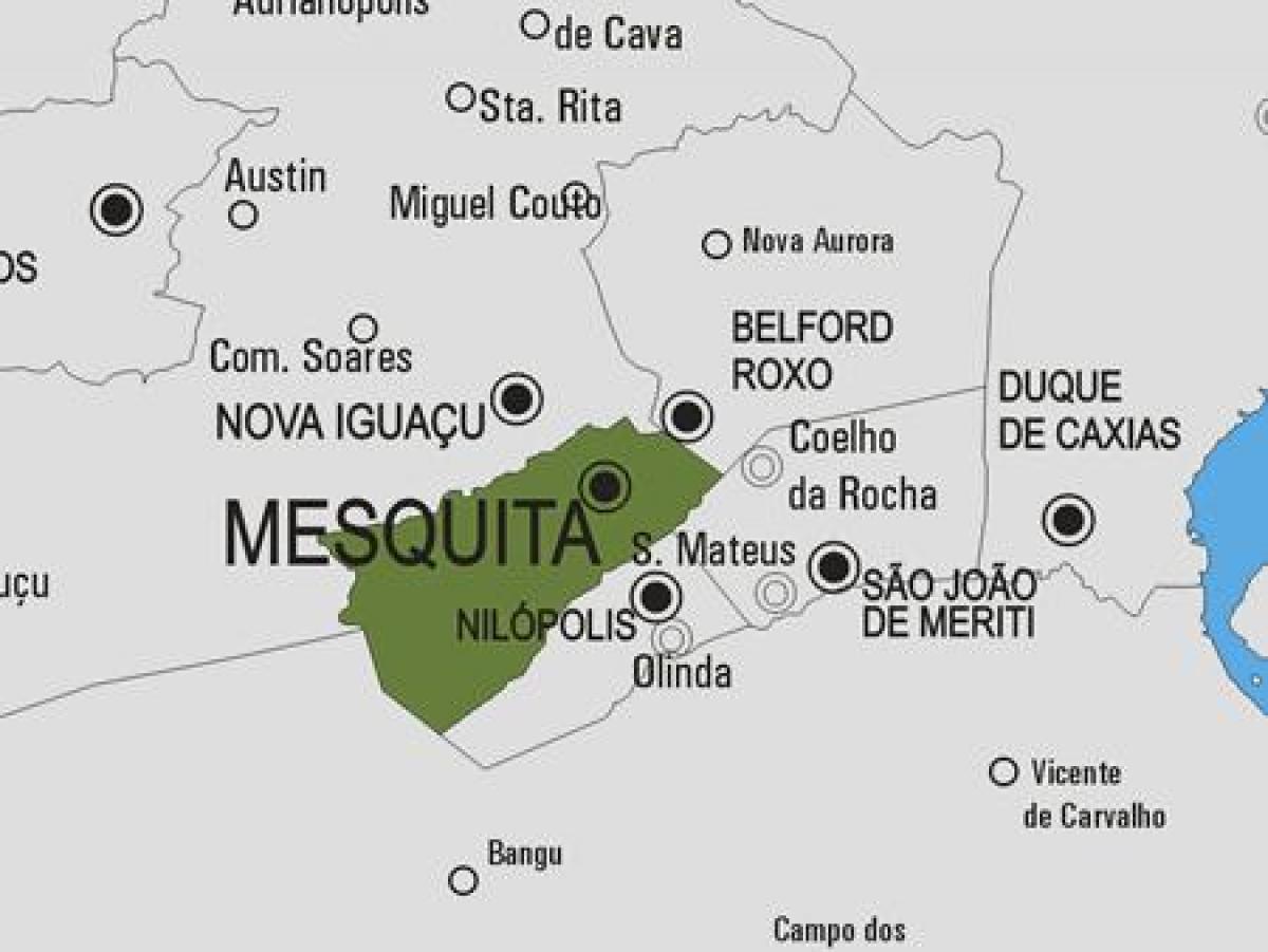 نقشہ کے Mesquita بلدیہ