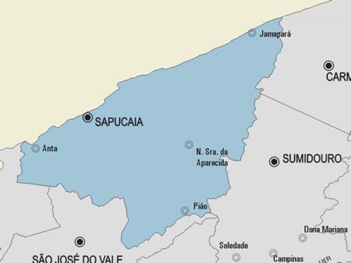 نقشہ کے Sapucaia بلدیہ