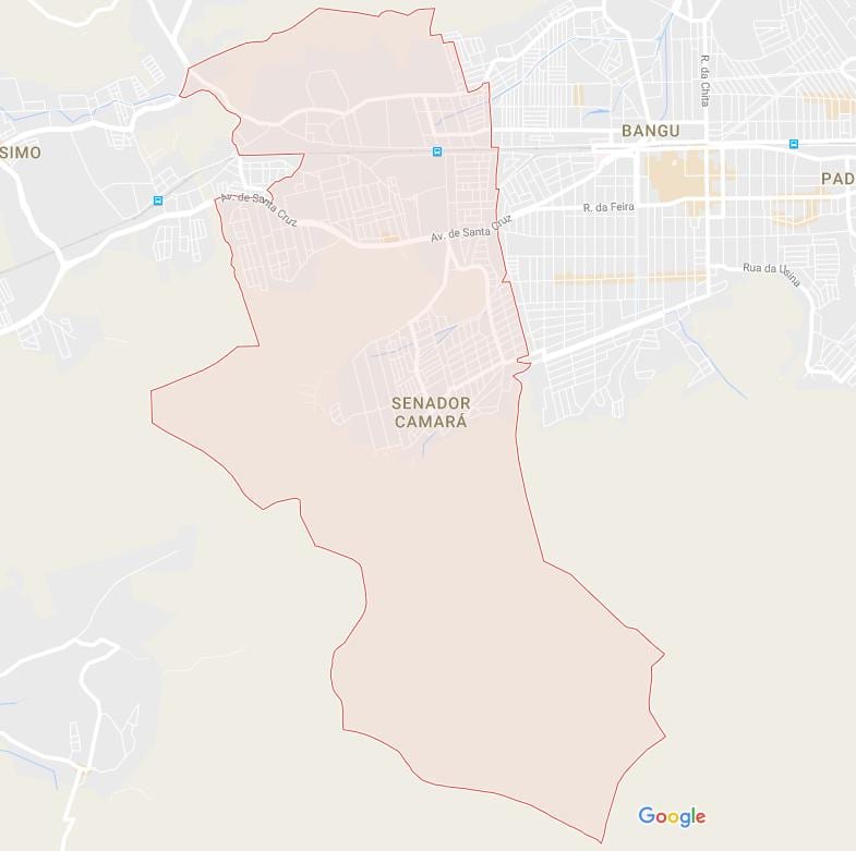 نقشہ کے Senador Camará