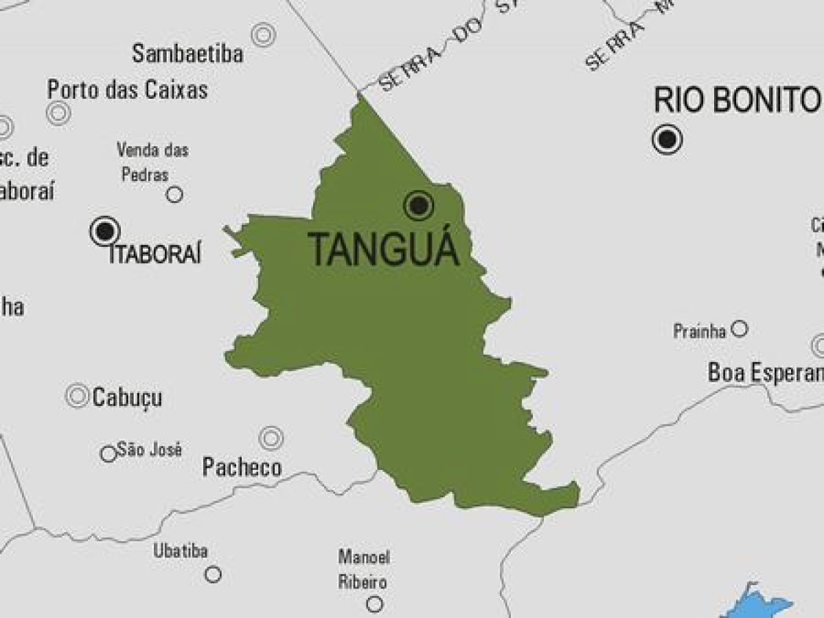 نقشہ کے Tanguá بلدیہ