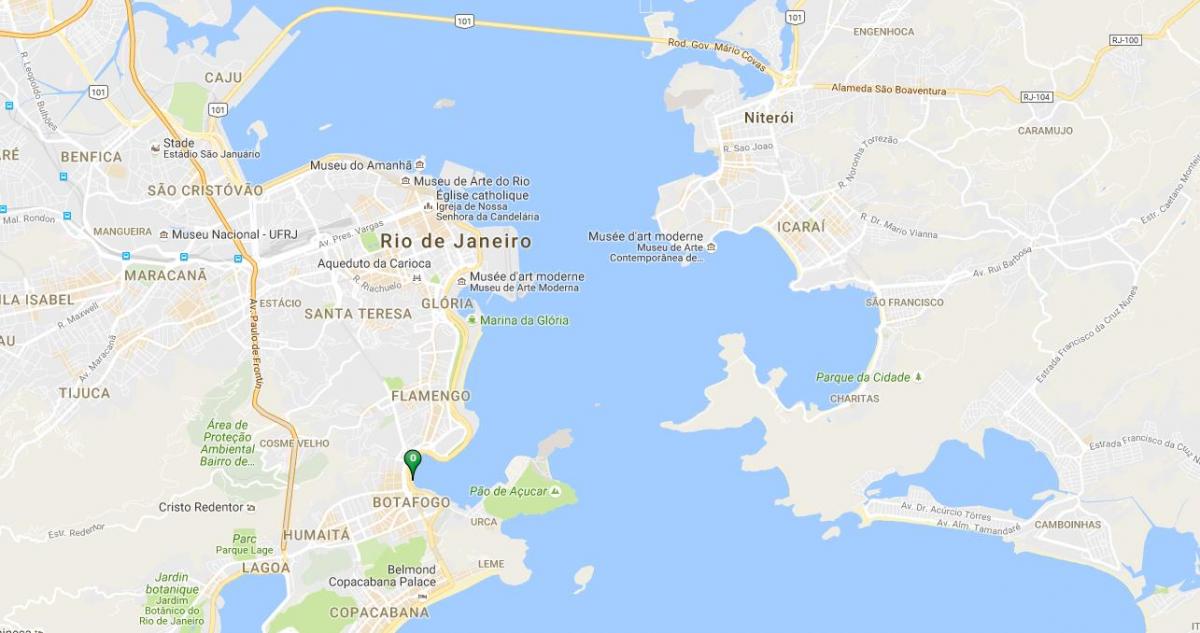 نقشہ کے بیچ Botafogo