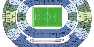 نقشہ کے اسٹیڈیم Maracanã sièges