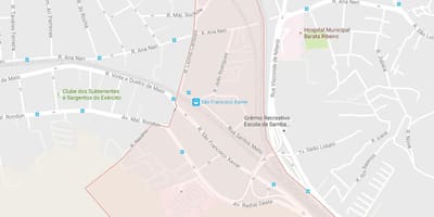 کا نقشہ ساؤ فرانسسکو جیویر