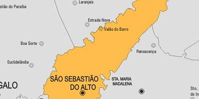کا نقشہ ساؤ Sebastião کرتے آلٹو بلدیہ