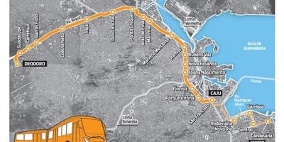 نقشہ کے BRT TransBrasil
