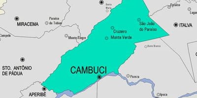 نقشہ کے Cambuci بلدیہ