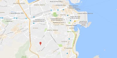 نقشہ کے favela Mangueira