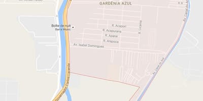 نقشہ کے Gardênia Azul