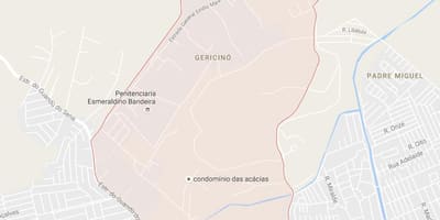 نقشہ کے Gericinó