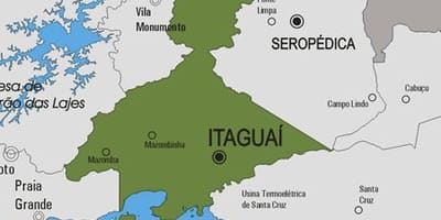 نقشہ کے Itaguaí بلدیہ