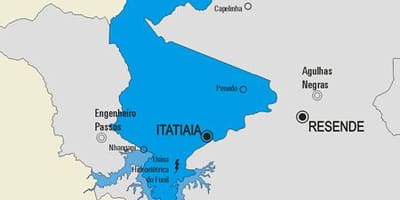 نقشہ کے Itatiaia بلدیہ