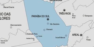 نقشہ کے Paraíba کرتے Sul بلدیہ