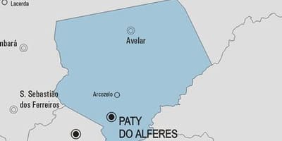 نقشہ کے Paty کرتے Alferes بلدیہ