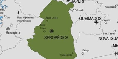 نقشہ کے Seropédica بلدیہ