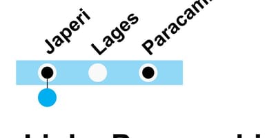نقشہ کے SuperVia لائن Paracambi