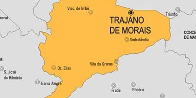 نقشہ کے Trajano ڈی Morais بلدیہ